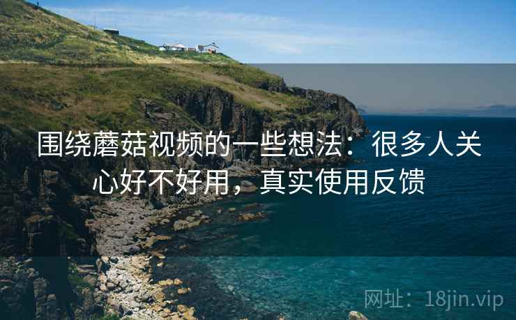 围绕蘑菇视频的一些想法：很多人关心好不好用，真实使用反馈  第2张
