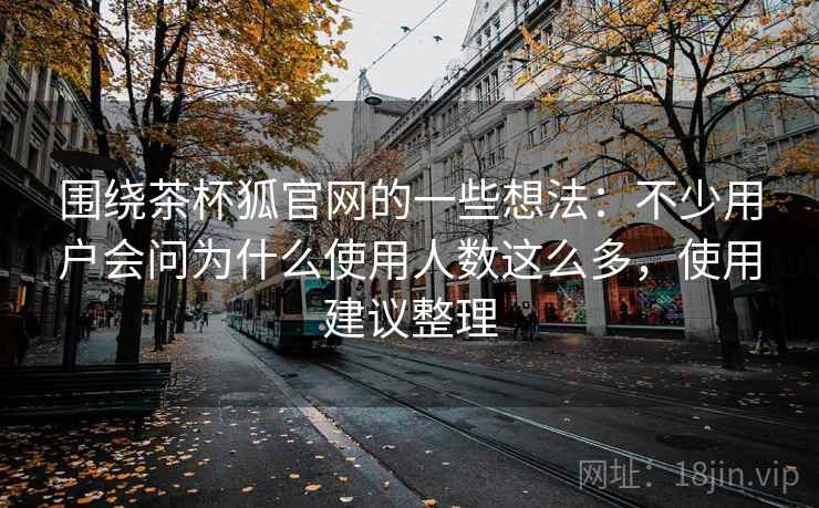 围绕茶杯狐官网的一些想法：不少用户会问为什么使用人数这么多，使用建议整理